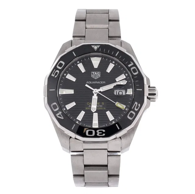 TAG Heuer Aquaracer Professional 300M Calibre 5 Automatic Watch (WAY201A) in Ceramic from Rebag