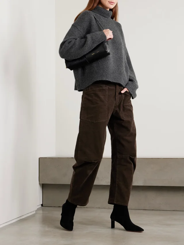 NILI LOTAN Tabitha cashmere turtleneck sweater in Grey, photo 2 of 2 from NET-A-PORTER (Canada)