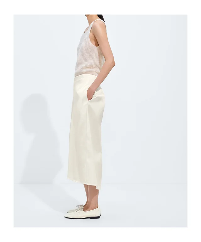 Bottega Veneta Shiny Midi Skirt, photo 3 of 5 from SENSER