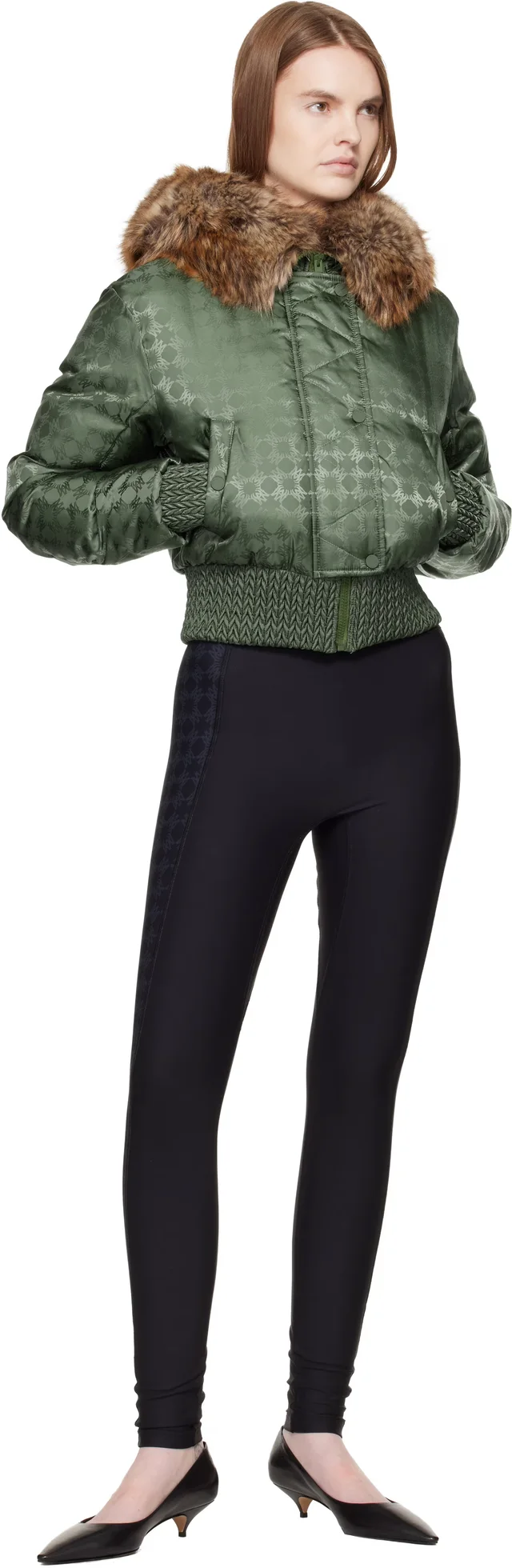 AMIRI Black MA Quad Leggings, photo 4 of 5 from SSENSE