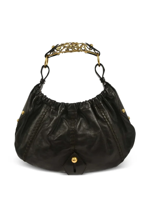 Saint Laurent Pre-Owned 2000s Medium Leather Bag | Brown | FARFETCH in Brown Leather from Farfetch, photo 1 of 1