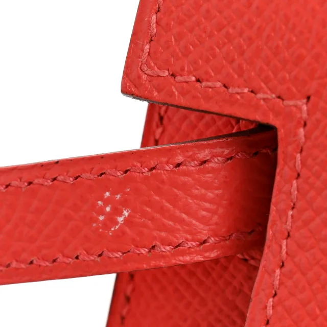 Hermès Epsom Kelly Sellier 25 Rose Jaipur in Pink Epsom leather from FASHIONPHILE, photo 11 of 14