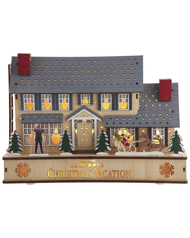 Kurt Adler 12-Inch National Lampoon-Foots Christmas Vacation Battery Operated Lighted House, image 1 of 1 from Rue La La
