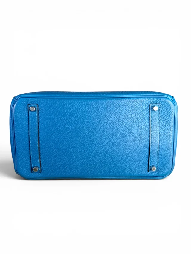 Hermès Bleu Zellige Togo Birkin 35 in Blue Togo leather from Season 2 Consign, photo 6 of 9