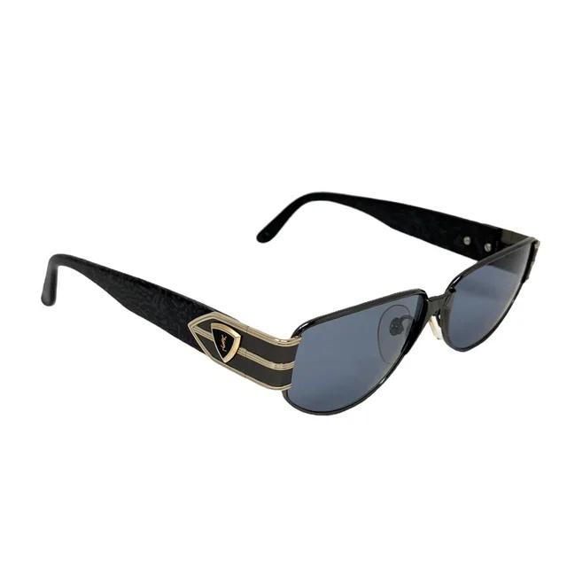 Saint Laurent Vintage Initial Logo Sunglass Shades Plastic Blue RankAB in Blue from Luxury Promise