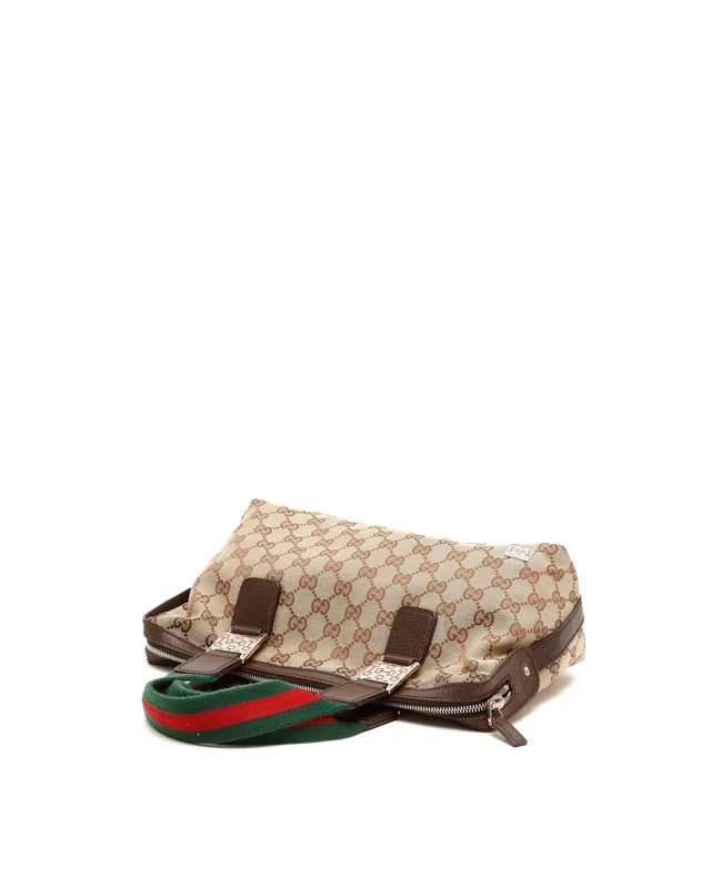 Gucci GG Sherry Web Bag in Canvas from A Retro Tale, photo 4 of 7