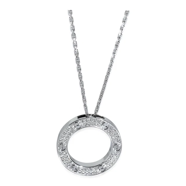 Cartier Love Necklace, Diamonds (white Gold) 18k in White from HEWI