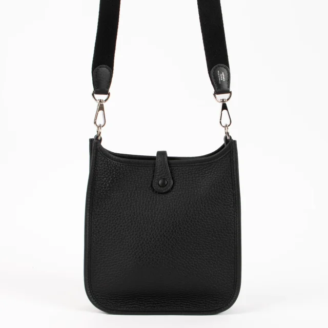 Hermès Evelyne 16 Black Clemence PHW in Black Clemence leather from Labellov, photo 4 of 7