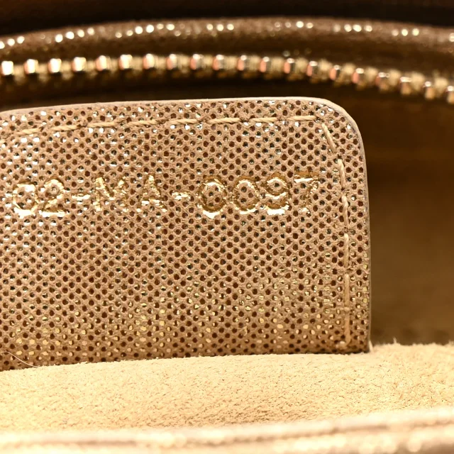 Metallic Nylon Cannage Medium Lady Dior Gold in Gold Nylon from FASHIONPHILE, photo 7 of 12