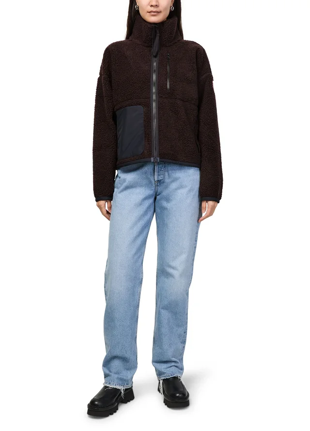 CANADA GOOSE Simcoe zipped jacket in Beige Outer: 52% wool, 39% polyester, 5% polyamide, 4% others, back: 100% lyocell, photo 2 of 6 from 24S (US)