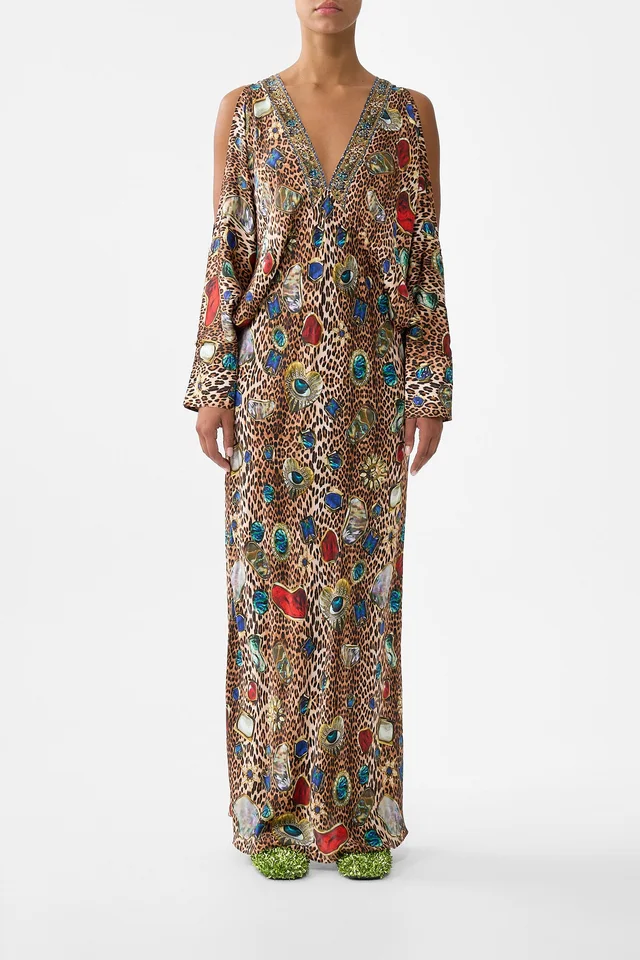 Camilla eBoutique PLUNGE NECK DRAPED SHOULDER DRESS NAZAR NIRVANA from CAMILLA, photo 1 of 1
