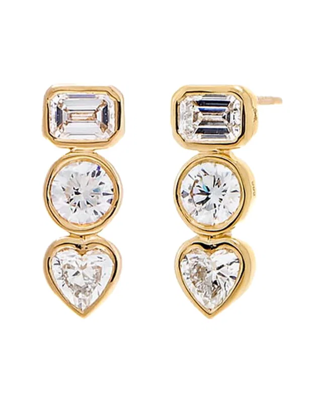 By Adina Eden 14K 1.51 ct. tw. Lab-Grown Diamond Earrings, image 1 of 1 from Gilt