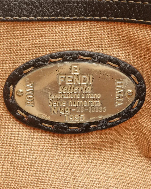 Fendi Selleria Vila Borghese Tote Bag in Canvas from A Retro Tale, photo 7 of 9
