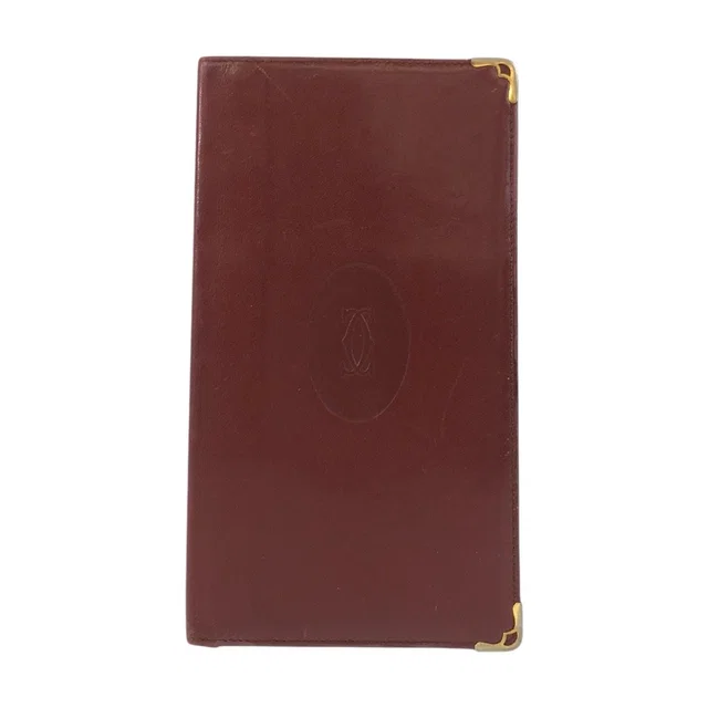 Cartier Must Line Leather Long Wallet in Leather from LuxUness