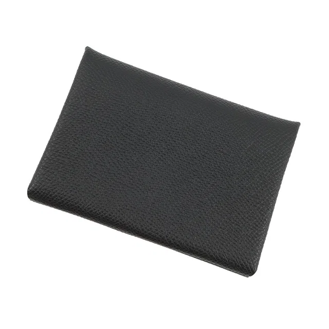 Hermès Calvi Duo Black Epsom in Black Epsom leather from GALLERY RARE