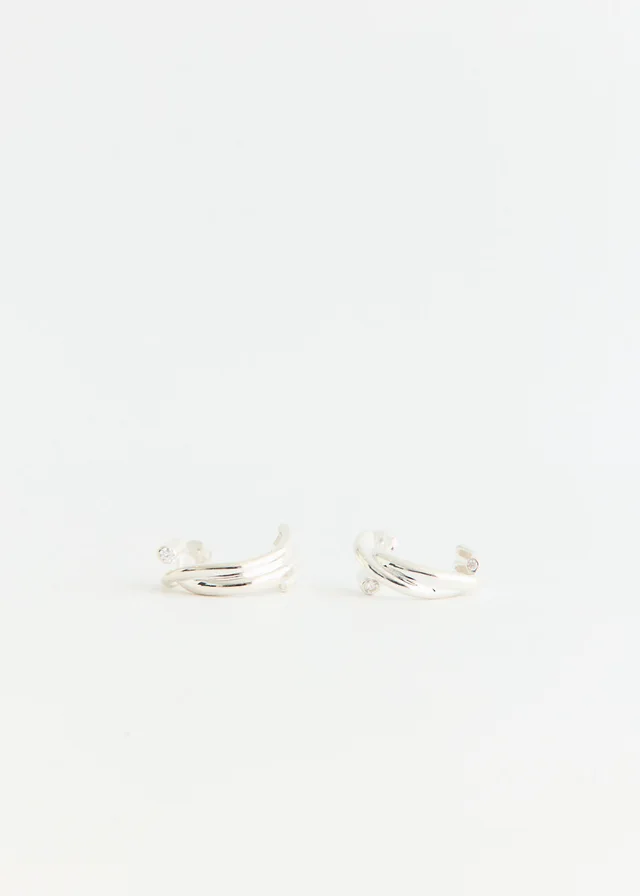 Completedworks Earrings With Cubic Zirconia in Metallic from Incu, photo 1 of 1