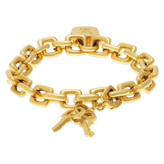 Louis Vuitton padlock and keys bracelet In 18k in Yellow Gold from Gray And Sons