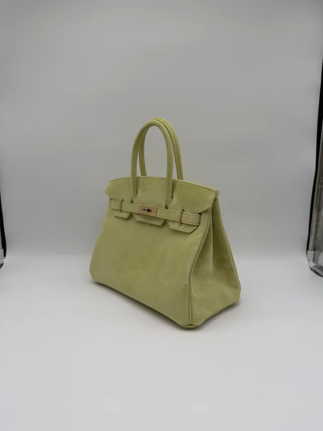 Hermès Birkin 30 Tilleul Doblis Permabrass Hardware from Luxury Promise, photo 7 of 11