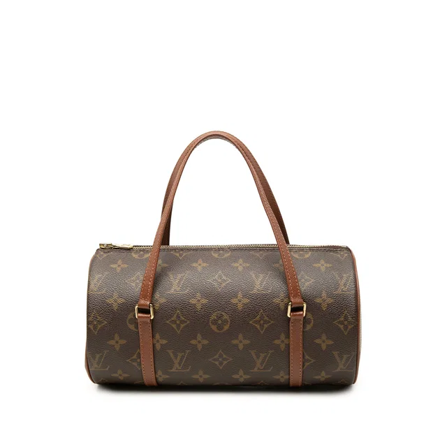 Brown Louis Vuitton Monogram Papillon 26 Handbag in Brown Coated canvas from Designer Revival