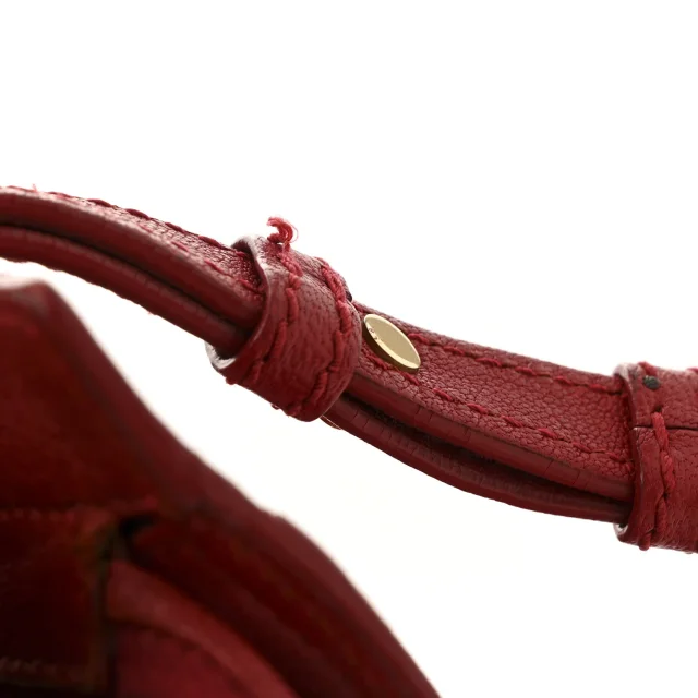 Saint Laurent Sheepskin Small Cabas ChYc Red in Red Leather from FASHIONPHILE, photo 12 of 13