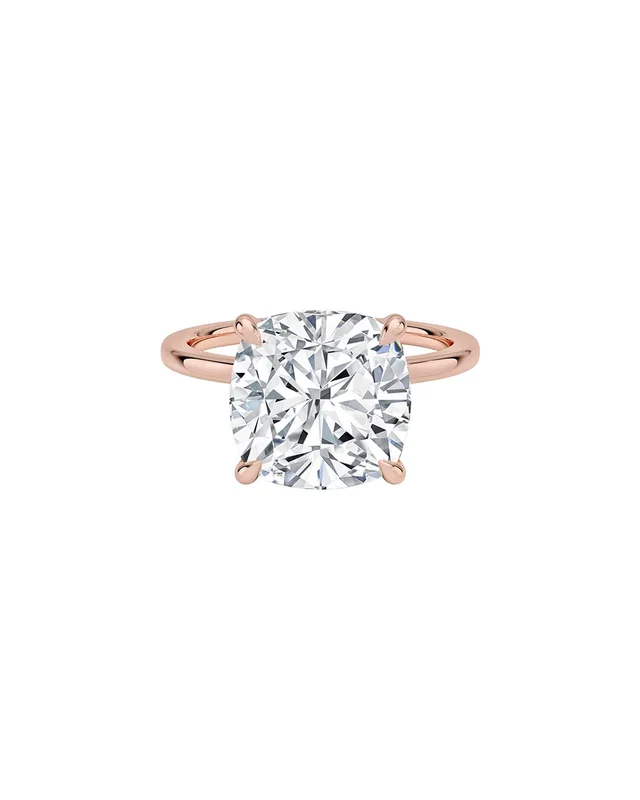 Lab Grown Diamonds 14K Rose Gold 4.01 ct. tw. Lab-Grown Diamond Ring, image 1 of 1 from Rue La La