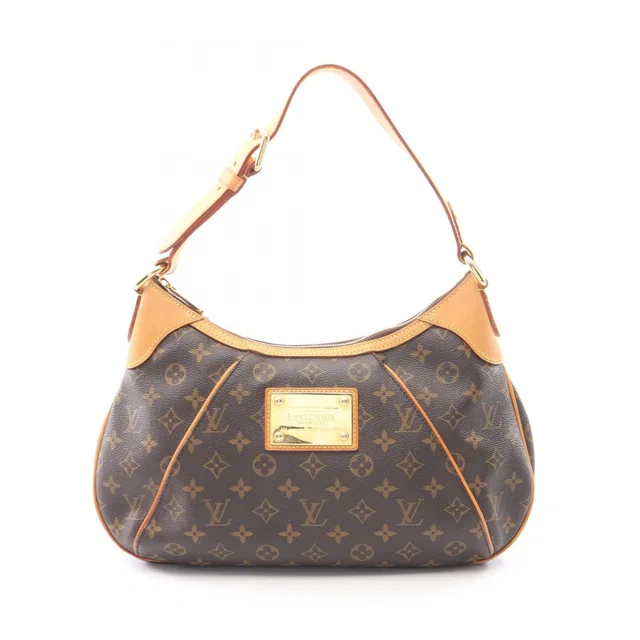Louis Vuitton Shoulder Bag Thames GM Monogram Canvas Leather in Coated canvas from The Reluxe