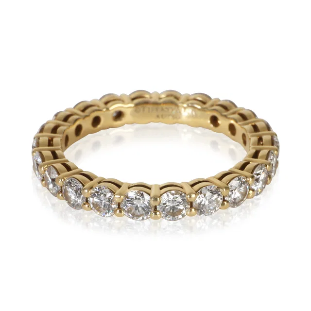 Tiffany & Co. Yellow Gold Diamond Forever Eternity Band 18k in Yellow from HEWI