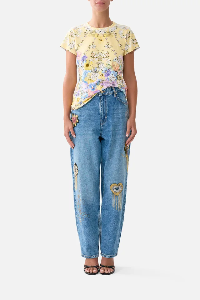 Camilla eBoutique SLIM FIT ROUND NECK T-SHIRT DARLING BUDS from CAMILLA, photo 1 of 1