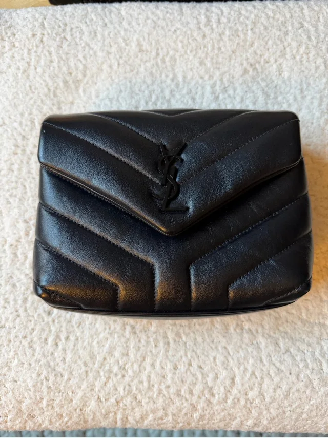 Saint Laurent ) Matte Black Toy Loulou in black from Poshmark