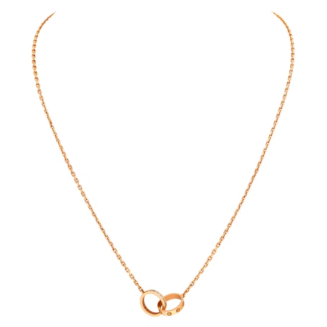 Cartier LOVE pendant necklace in Pink Pink Gold from Gray And Sons