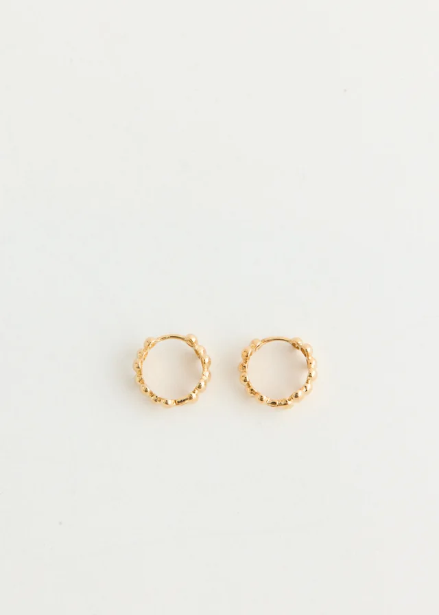 Incu Collection Bubble Hoop Earrings in Metallic from Incu, photo 1 of 1