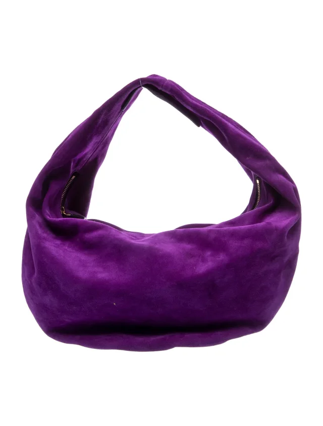 Khaite Olivia Medium in purple Suede from The RealReal