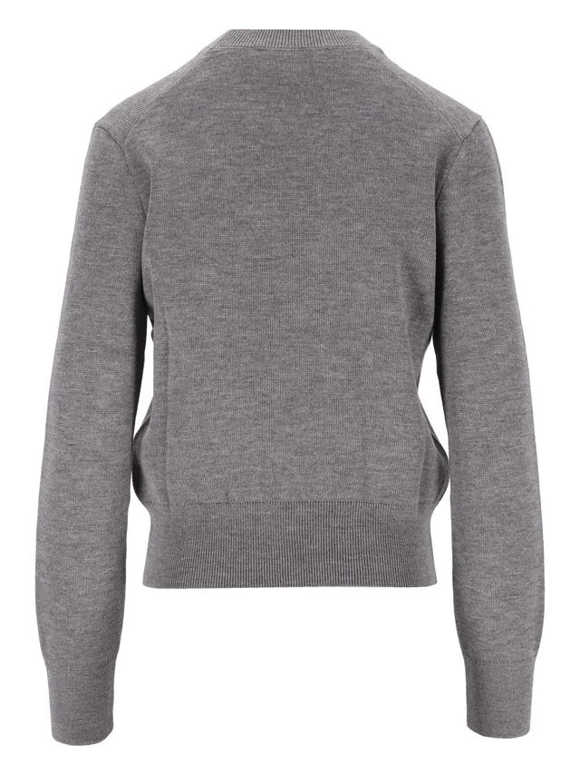 Ami Paris AMI Logo Crew Neck Knitted Jumper, image 1 of 1 from SENSER
