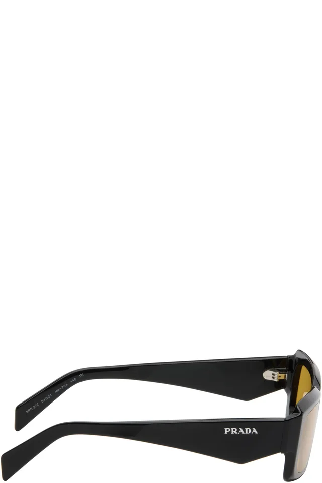 Prada Eyewear Black PR 27ZS Sunglasses, photo 2 of 4 from SSENSE