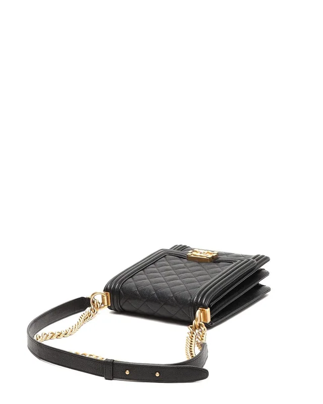 Chanel Caviar North/South Boy Bag in Caviar leather from A Retro Tale, photo 5 of 10