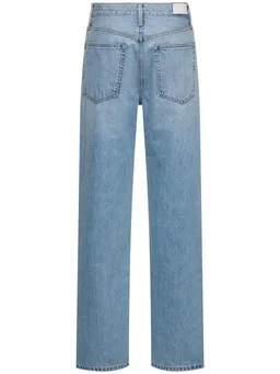 RE/DONE High-waisted wide-leg jeans in 100% Cotton, photo 5 of 5 from LUISAVIAROMA