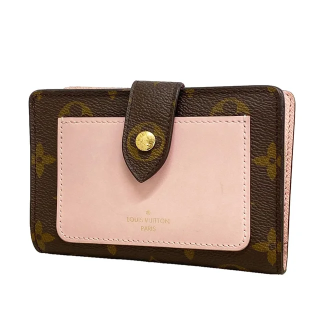 Louis Vuitton Wallet Monogram Portefeuille Juliette Brown Rose Ballerine in Brown from The Reluxe