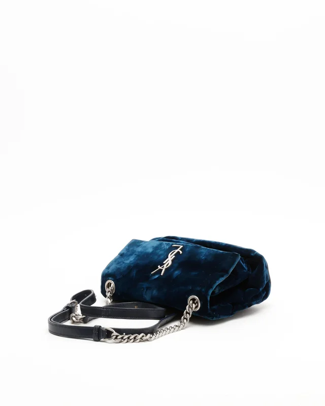 Saint Laurent Small Velvet West Hollywood Bag in Velvet from A Retro Tale, photo 5 of 9