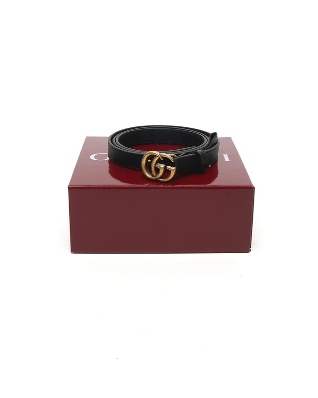 Gucci GG Marmont Belt, size 100 in Denim from A Retro Tale, photo 2 of 4