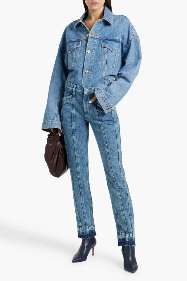 Marant Étoile Sulanoa High-Rise Slim-Leg Jeans, photo 2 of 4 from THE OUTNET