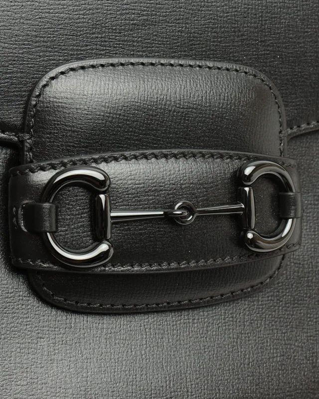 Gucci Large Horsebit 1955 Cruise Collection Bag in Leather from A Retro Tale, photo 6 of 8