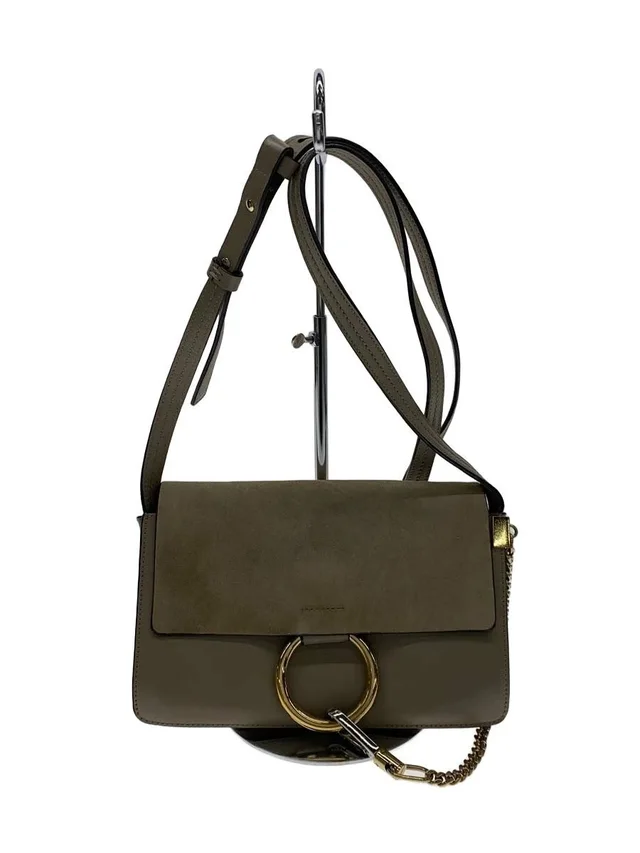 Chloé Faye Crossbody Bag Ring Chain Bag Gray in gray from Poshmark