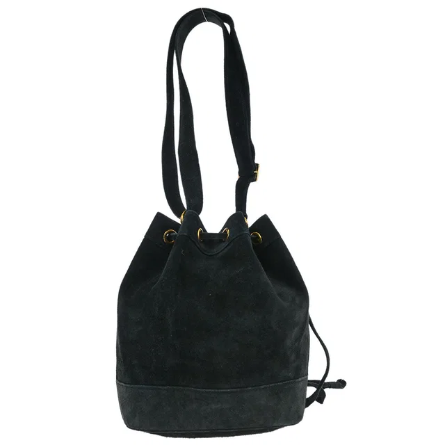Hermès Black Doblis Market PM Bucket Shoulder Bag in Black from AMORE Vintage Tokyo