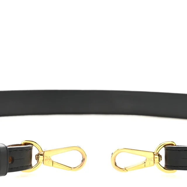 Louis Vuitton Reverse Monogram Bandouliere Shoulder Strap XL Black in Black Calfskin from FASHIONPHILE, photo 3 of 5