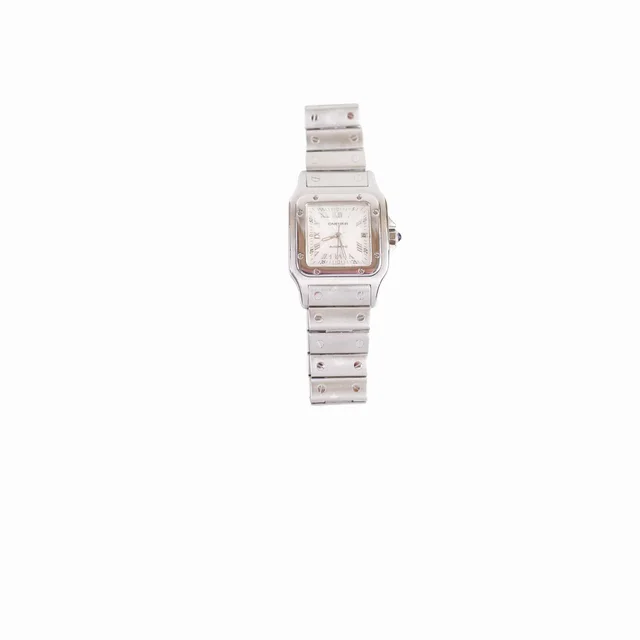 Cartier Large Model Santos De Watch Automatic Movement from The Purse Affair