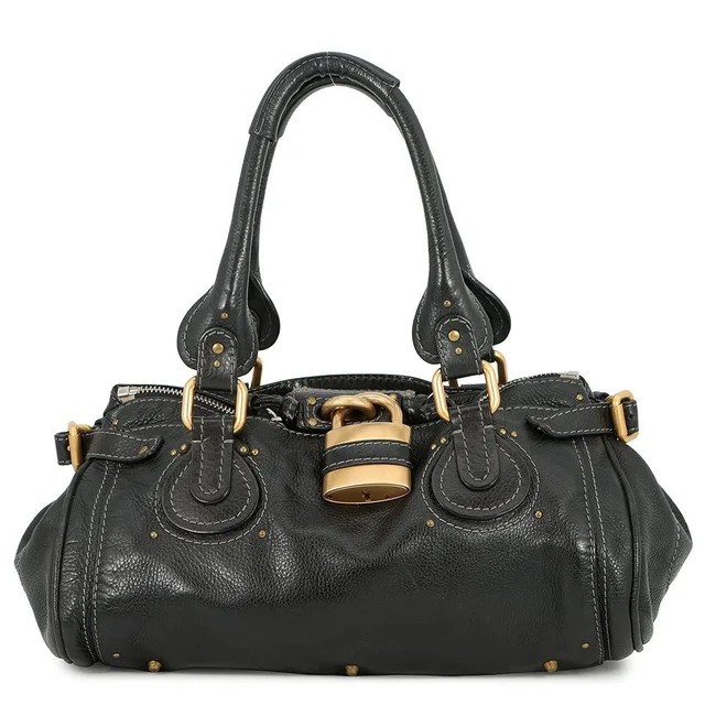 Chloé Paddington Leather Handbag Black Bag in black Leather from Poshmark