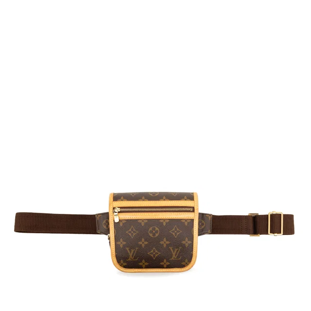 Brown Louis Vuitton Monogram Bosphore Belt Bag in Brown Coated canvas from Designer Revival