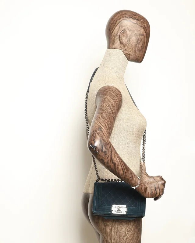 Chanel Small Velvet Boy Bag in Velvet from A Retro Tale, photo 10 of 10