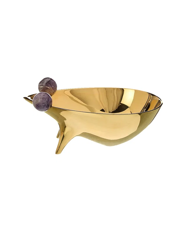 Jonathan Adler Brass Frog Bowl, image 1 of 1 from Rue La La