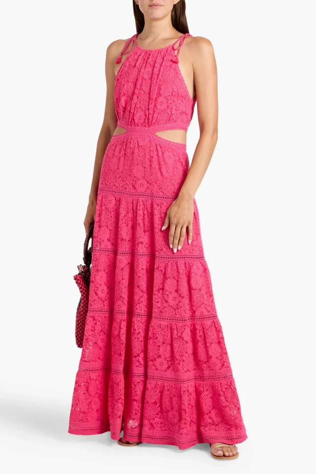 Alice + Olivia Myrtice Cutout Guipure Lace Maxi Dress, photo 2 of 4 from THE OUTNET